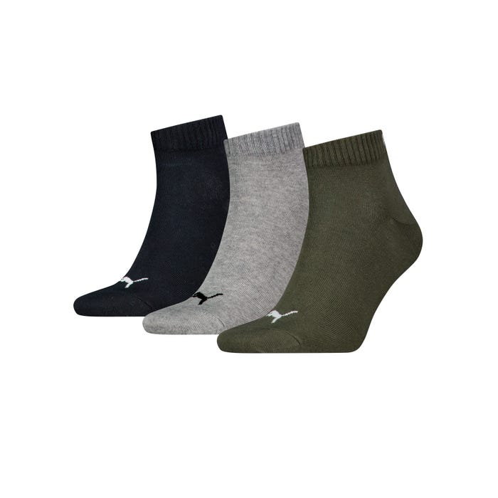 Puma-3-pack effen sokken quarter - Puma
