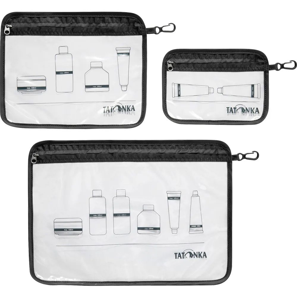 Tatonka Zip Flight Bag Set Kulturtaschen-Set schwarz