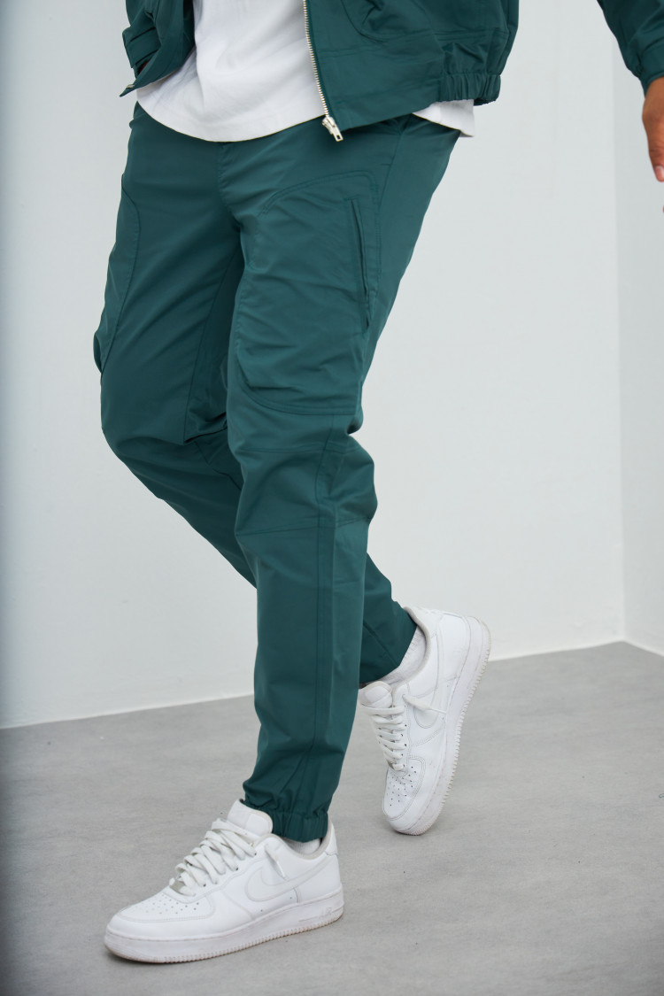 Ensemble 2 pièces veste + jogging vert foncé