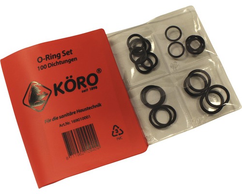 Assortiment O-ringen, set van 100 stuks