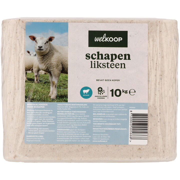 Welkoop - Liksteen Schaap - 10 Kilogram