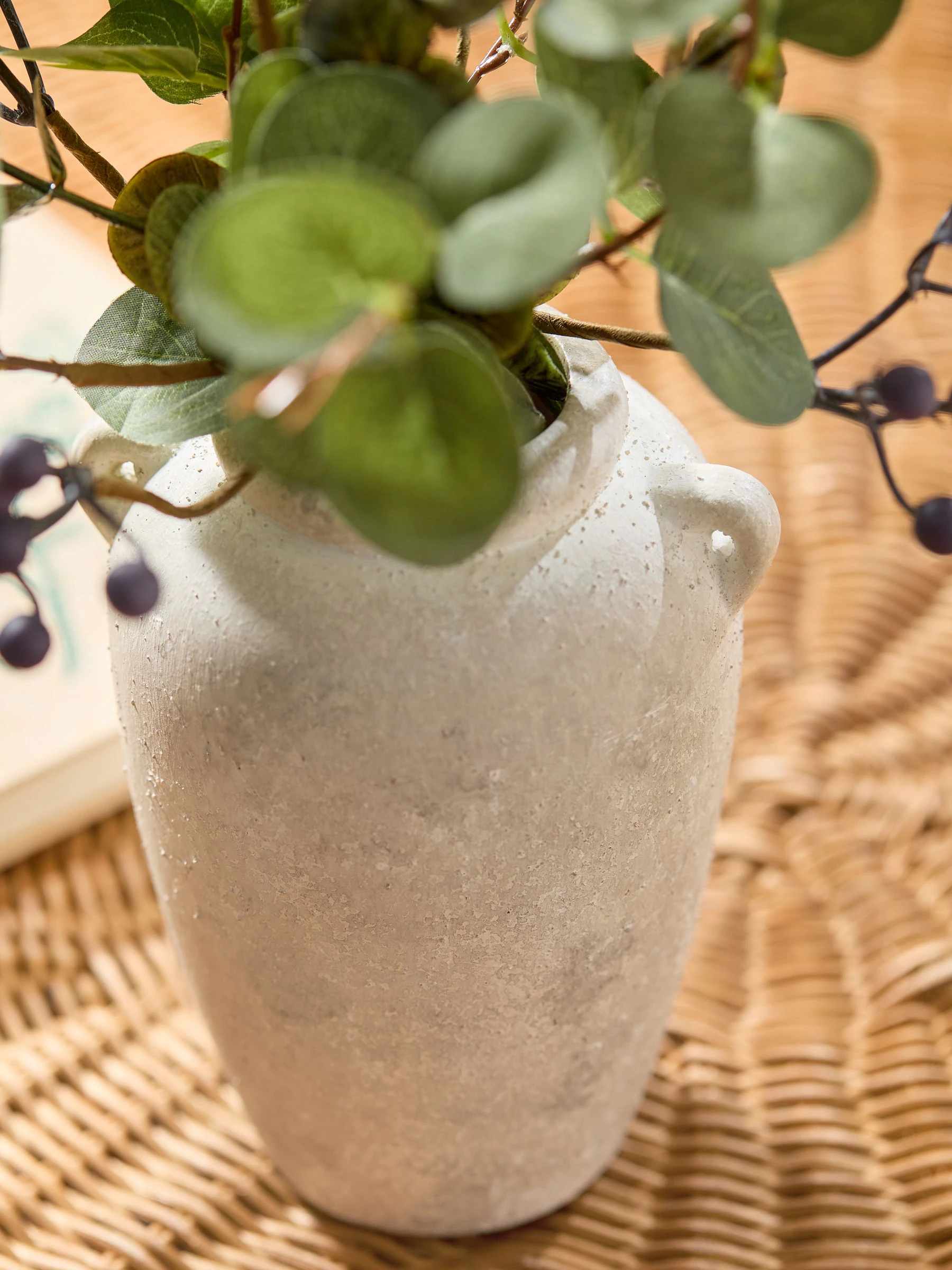 Artificial Winter Arrangement in Lydford Vase