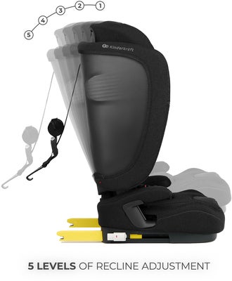 Kinderkraft FIX2GO i-Size Bilstol, Black