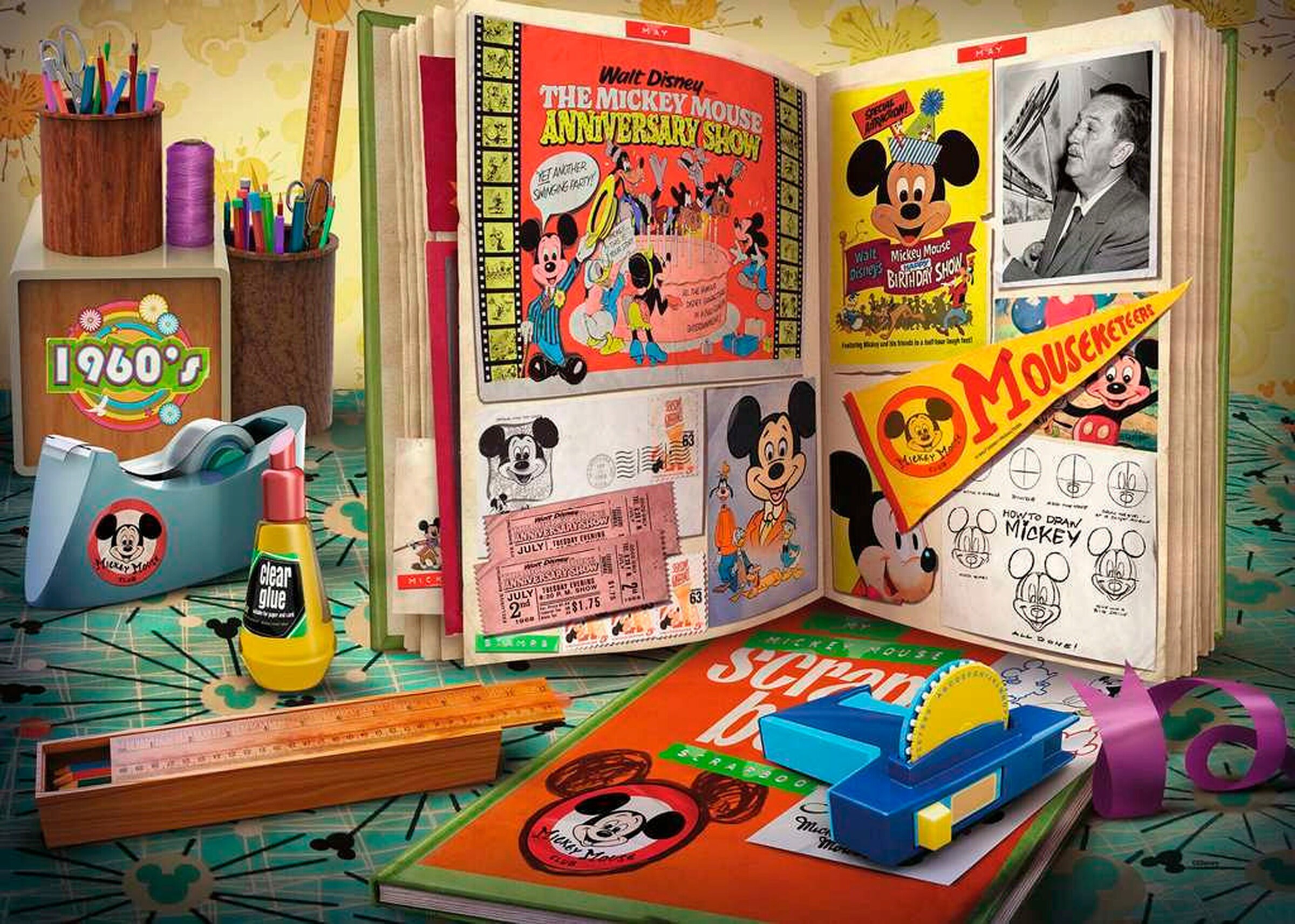 Ravensburger 1960 Mickey Moments