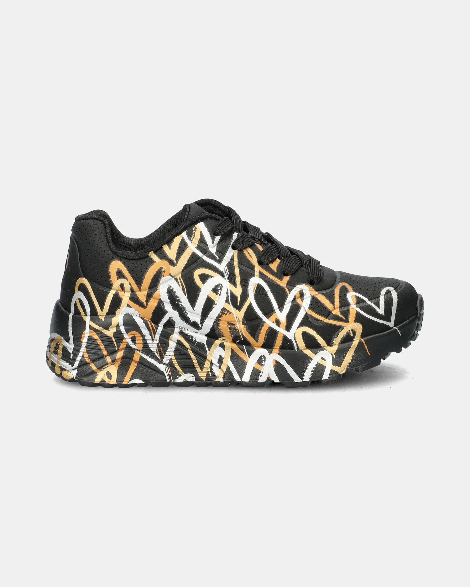 Skechers Uno Lite Lage sneakers  - zwart