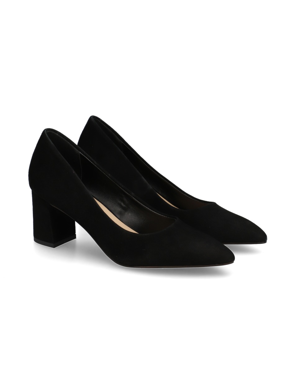 Veloursleder Pumps