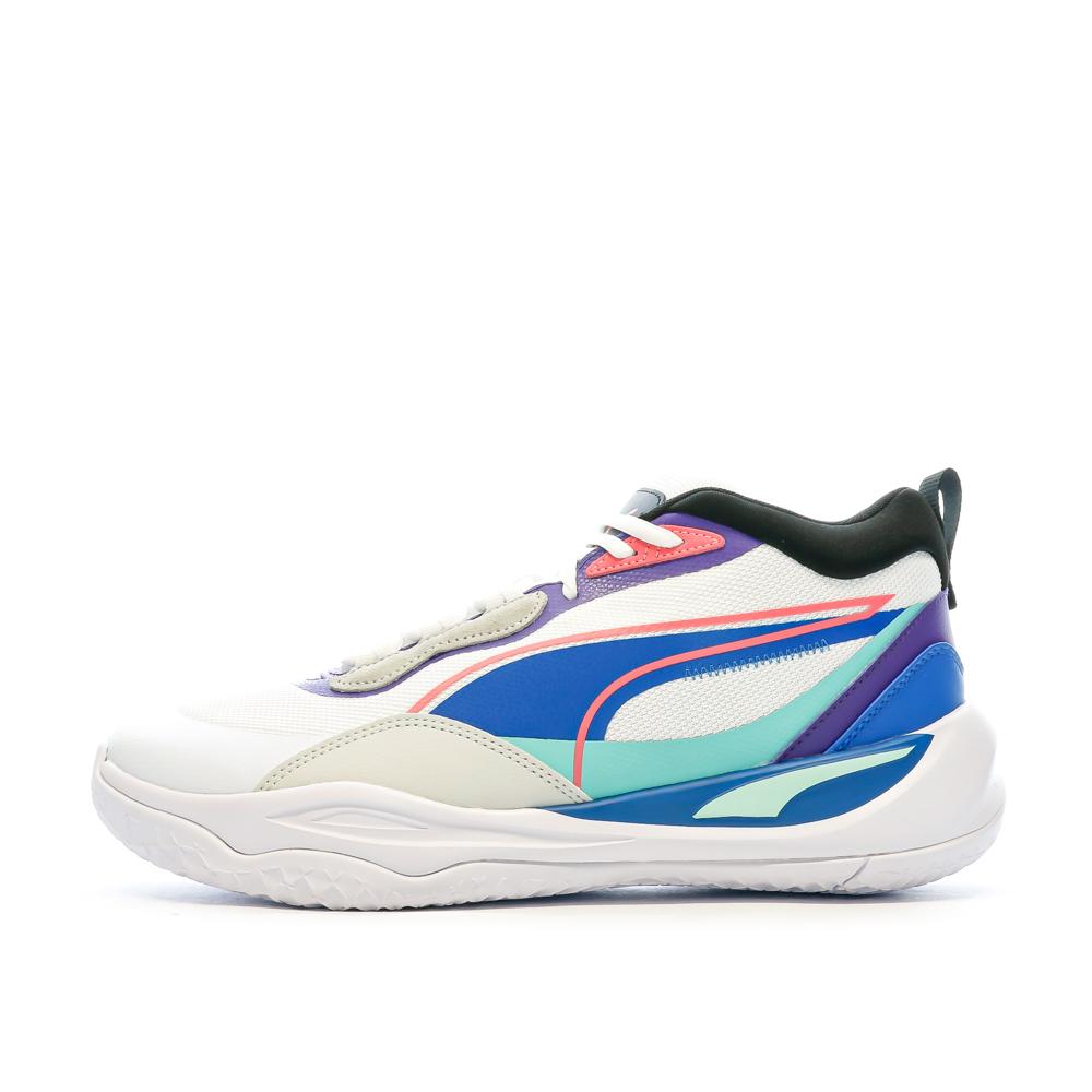 Puma Baskets Blanches/Bleu/Noir Homme Puma Playmaker Pro