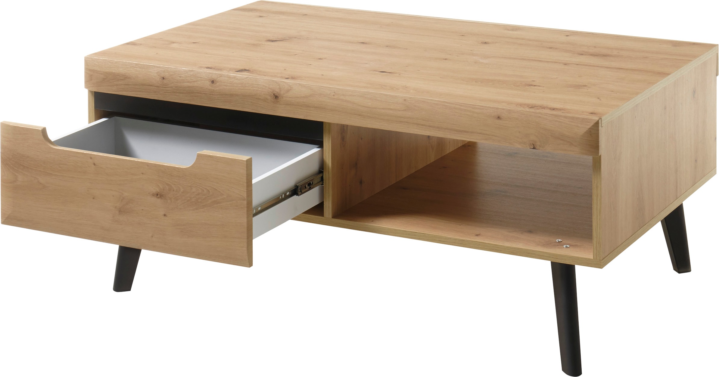 INOSIGN Couchtisch »Torge, Beistelltisch, Wohnzimmertisch, Tisch, Sofatisch« 1 Stk. tlg. Schubkästen und Ablagefach, in drei Farben verfügbar