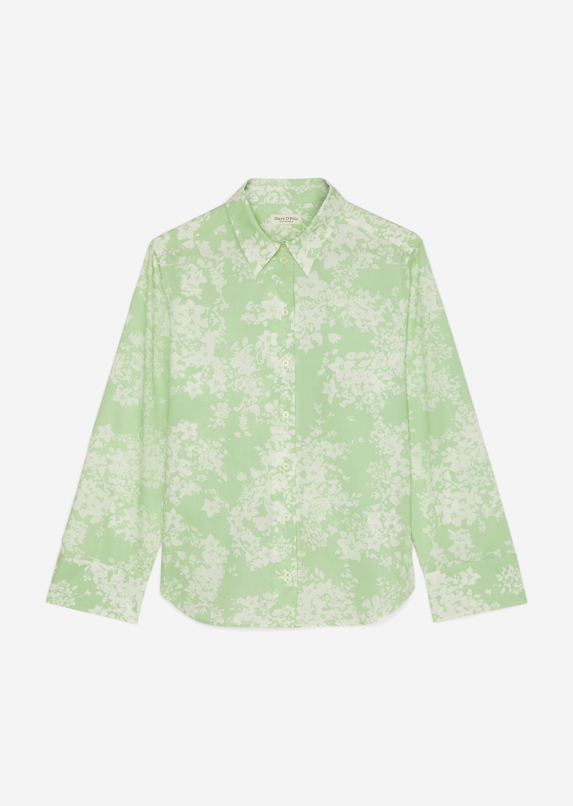 Bluse A-Shape aus Papertouch-Popeline