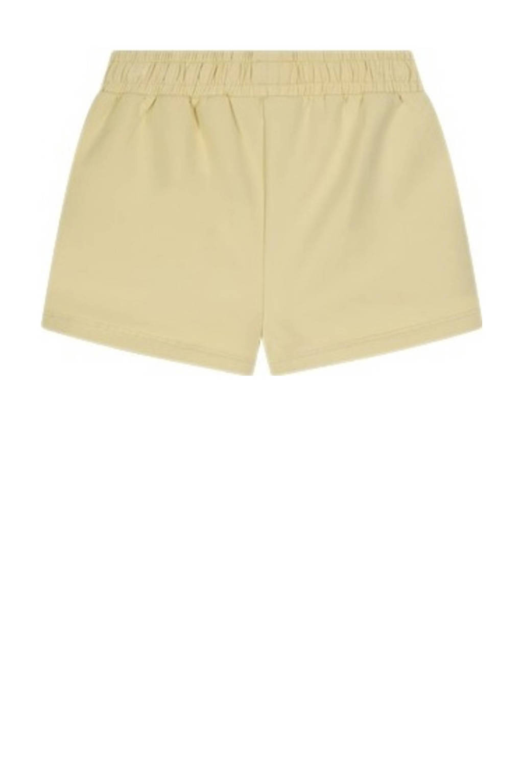 Moodstreet regular fit sweatshort lichtgeel