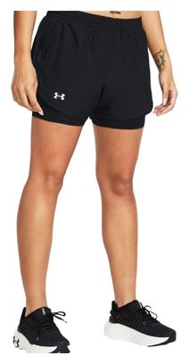 Short 2-en-1 Under Armour Fly By Noir Femme