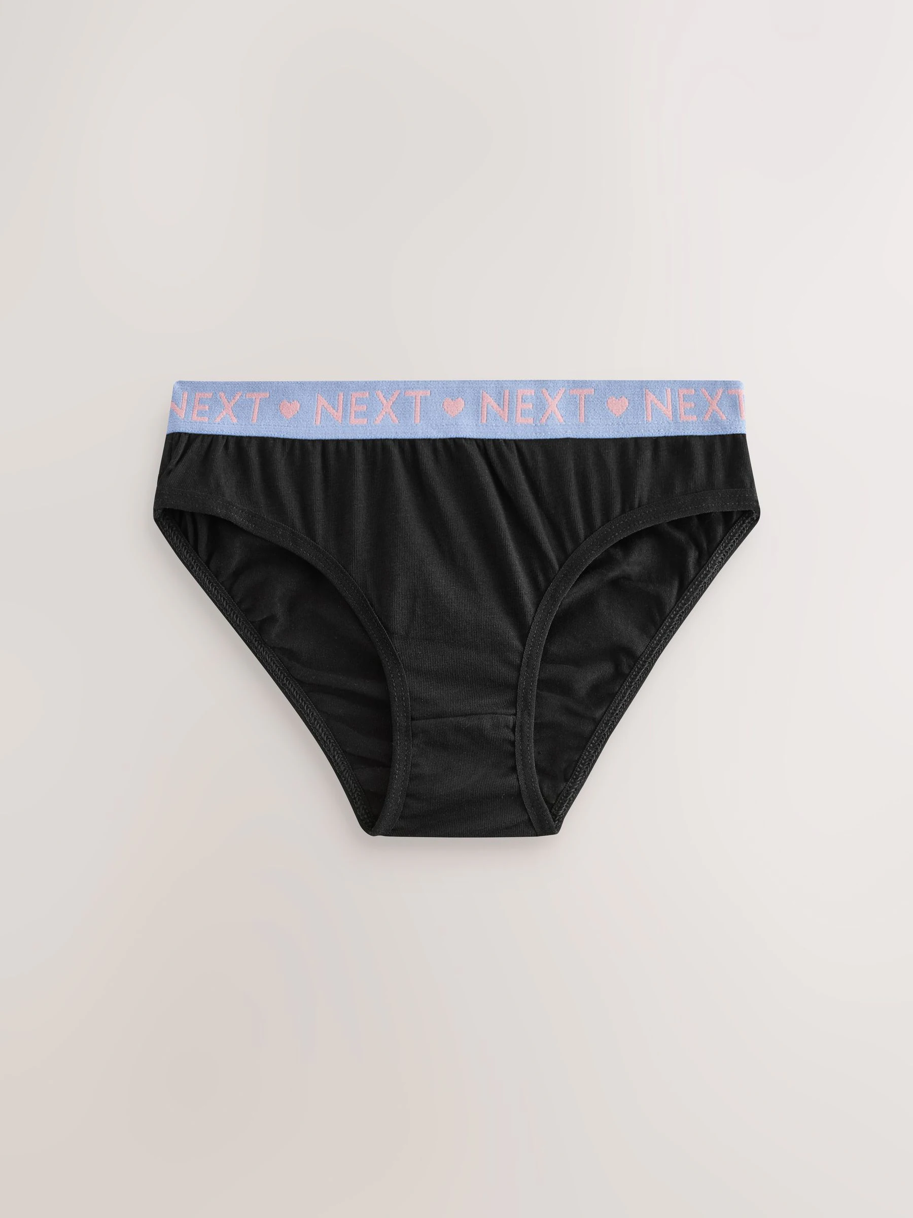 Zwart - Verpakking van 7 bikinibroekjes (5-16 jr)