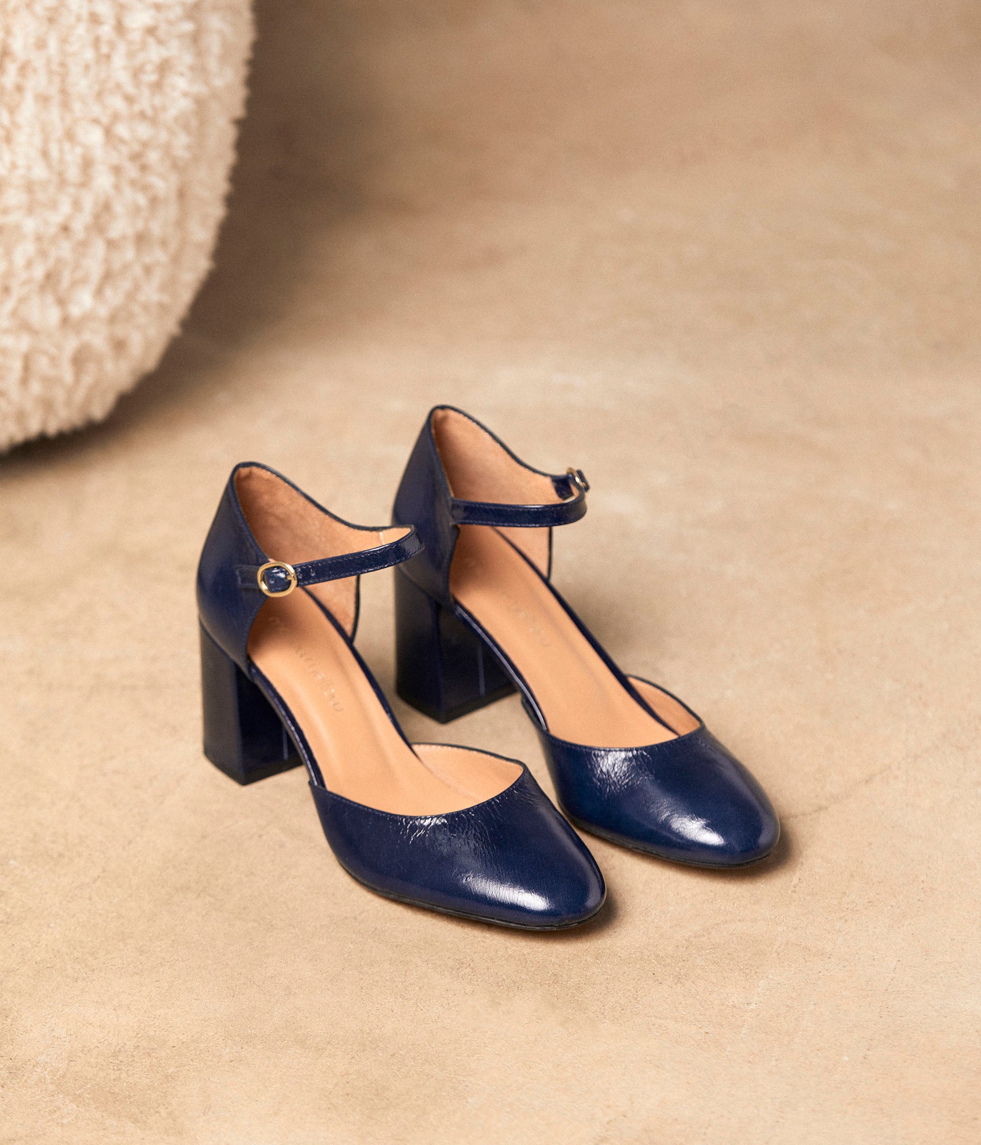 Babies bleues talon Amandine