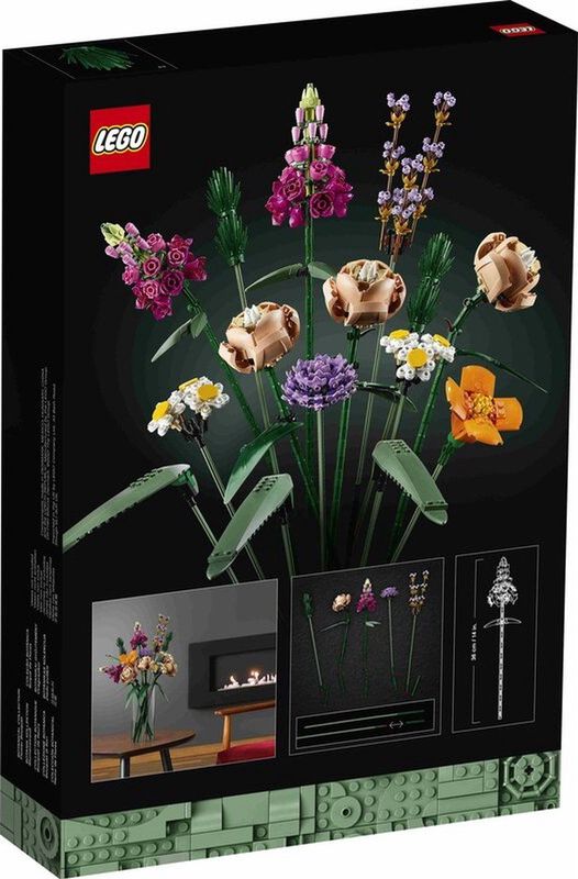 Lego - Bloemenboeket - Bouwset - Multi-kleur - Plastic