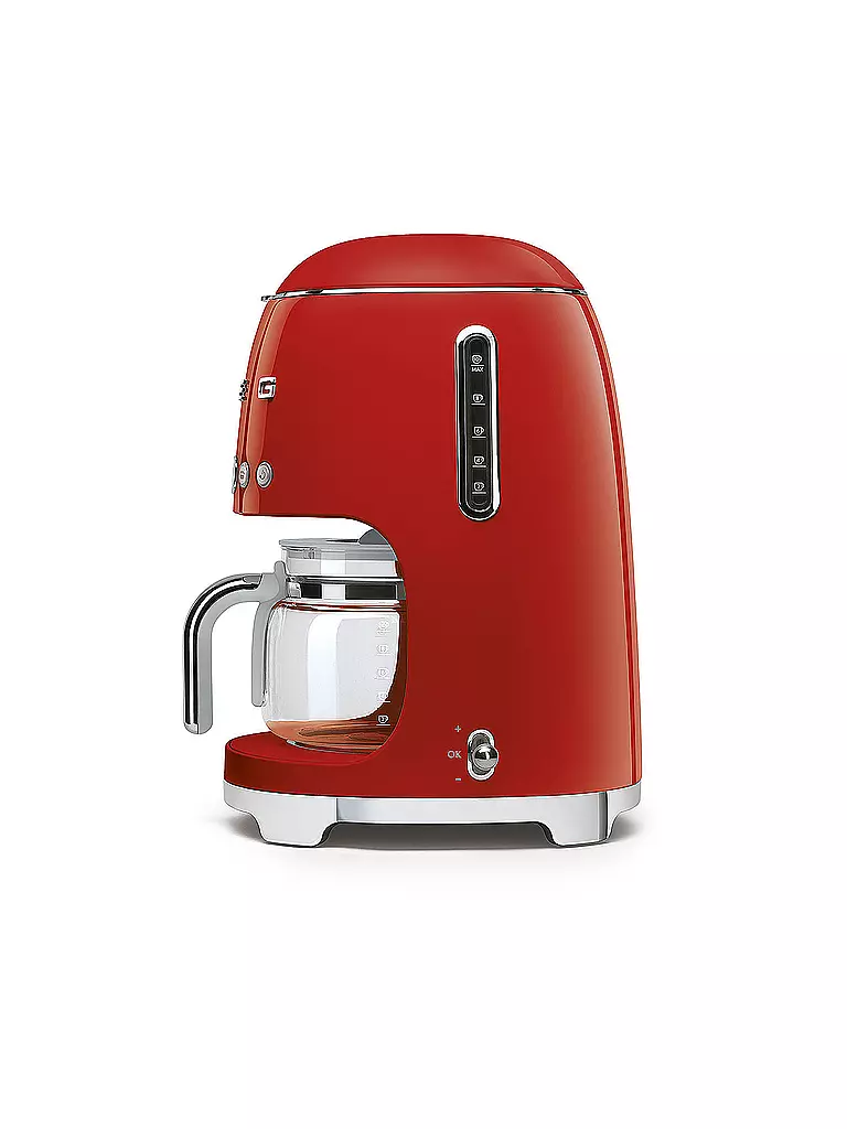 SMEG Filterkaffeemaschine 50s Retro Style Rot DCF02RDEU rot