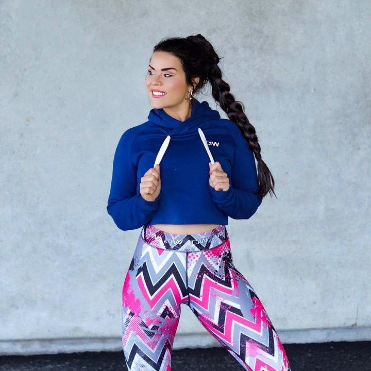 ICIW<br>Zigzag Pink Tights WM