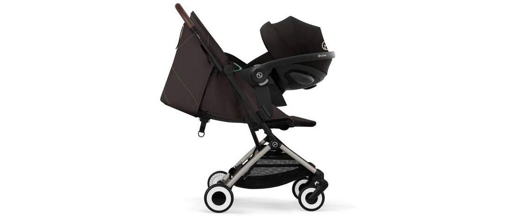 Buggy Orfeo Cocolate Brown<br>Kompakter Reisebuggy mit Handgepäckmasse
