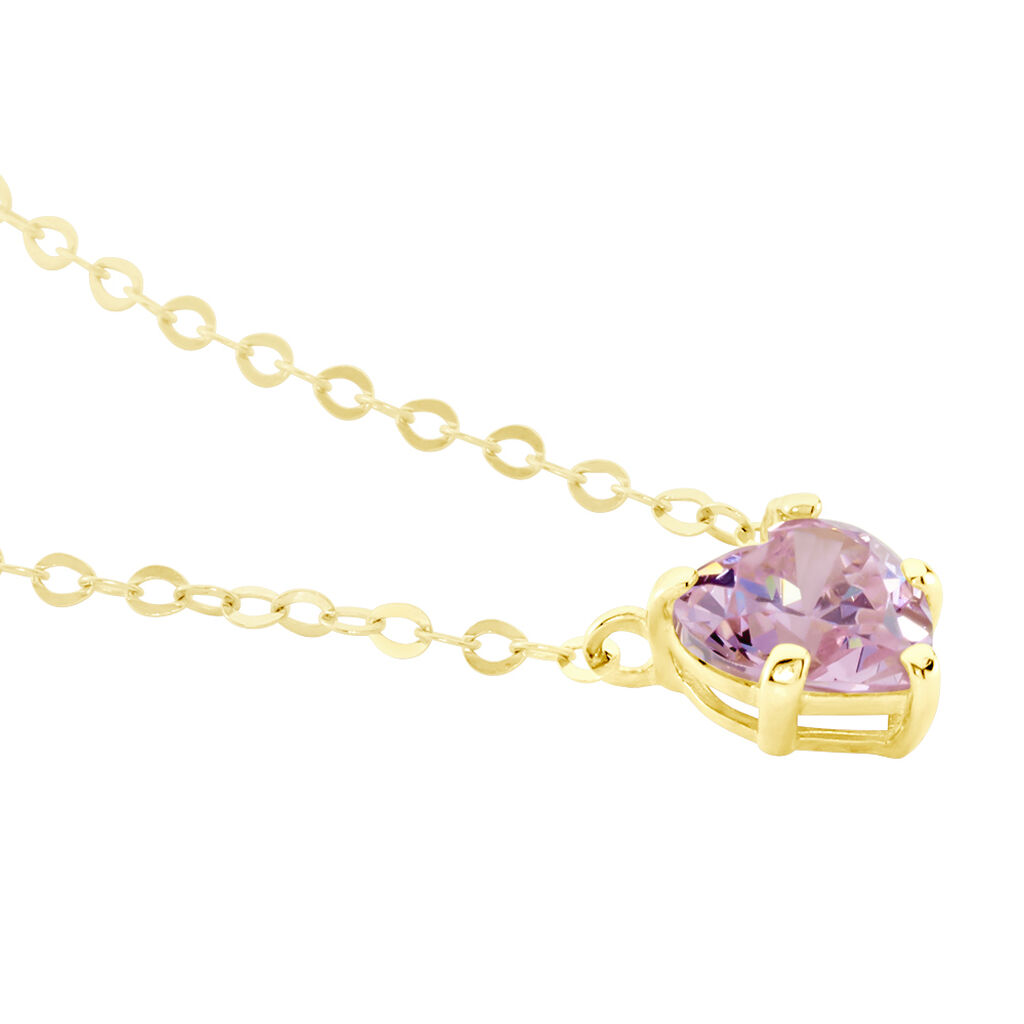 Collier Or Jaune Avaya Oxyde De Zirconium