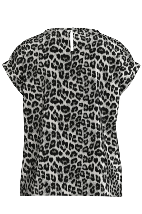Vila grijze dames t-shirt