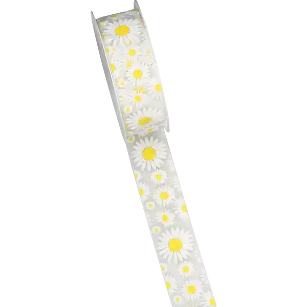 Geschenkband Margeriten