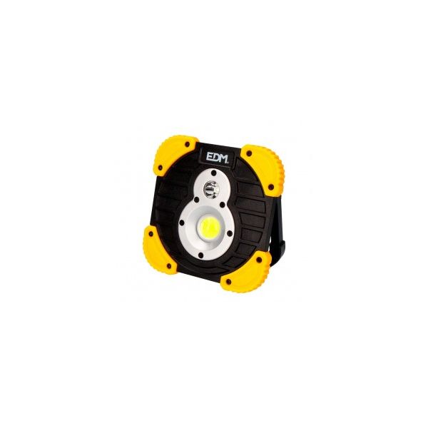 EDM - Lanterna Foco Recarregável 2 Leds Xl 5 10w 750/250lm EDM ELK-36377