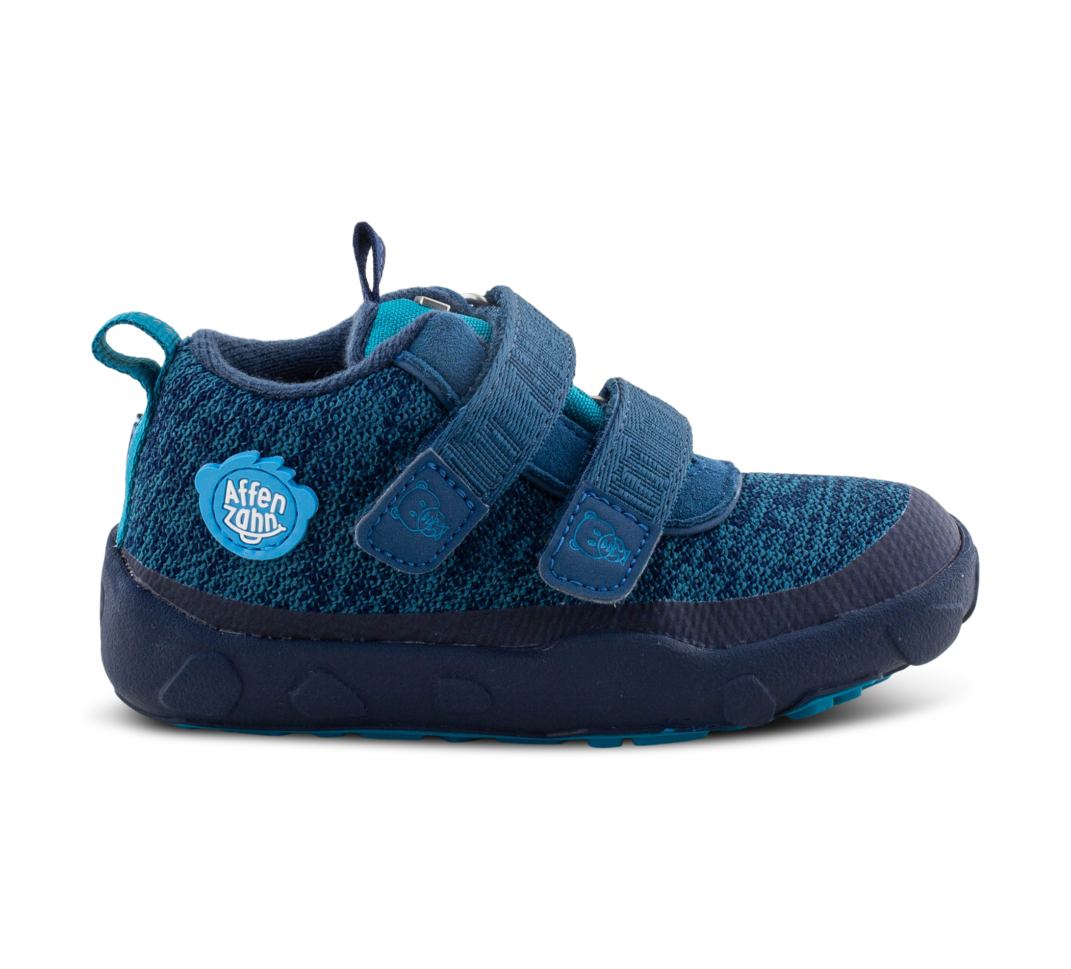 Affenzahn Lowboot Knit Happy - Klettschuhe