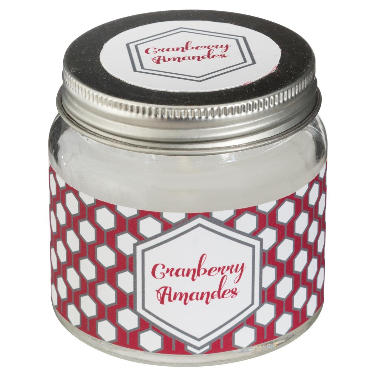 BOUGIE PARFUMEE MONI POT VERRE CRANBERRY 65G