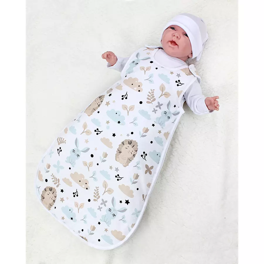 TupTam Baby Ganzjahres Schlafsack Wattiert beigeweiß