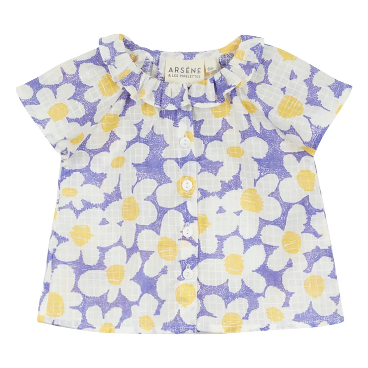 Arsène et Les Pipelettes Blouse Faina Coton Bio | Lilas