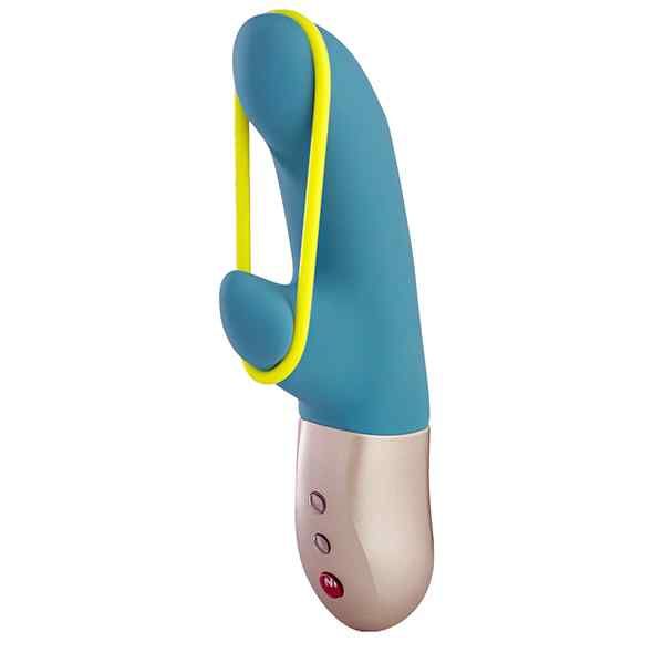 Fun Factory Amorino Mini Vibrator Petrol & Neon Yellow