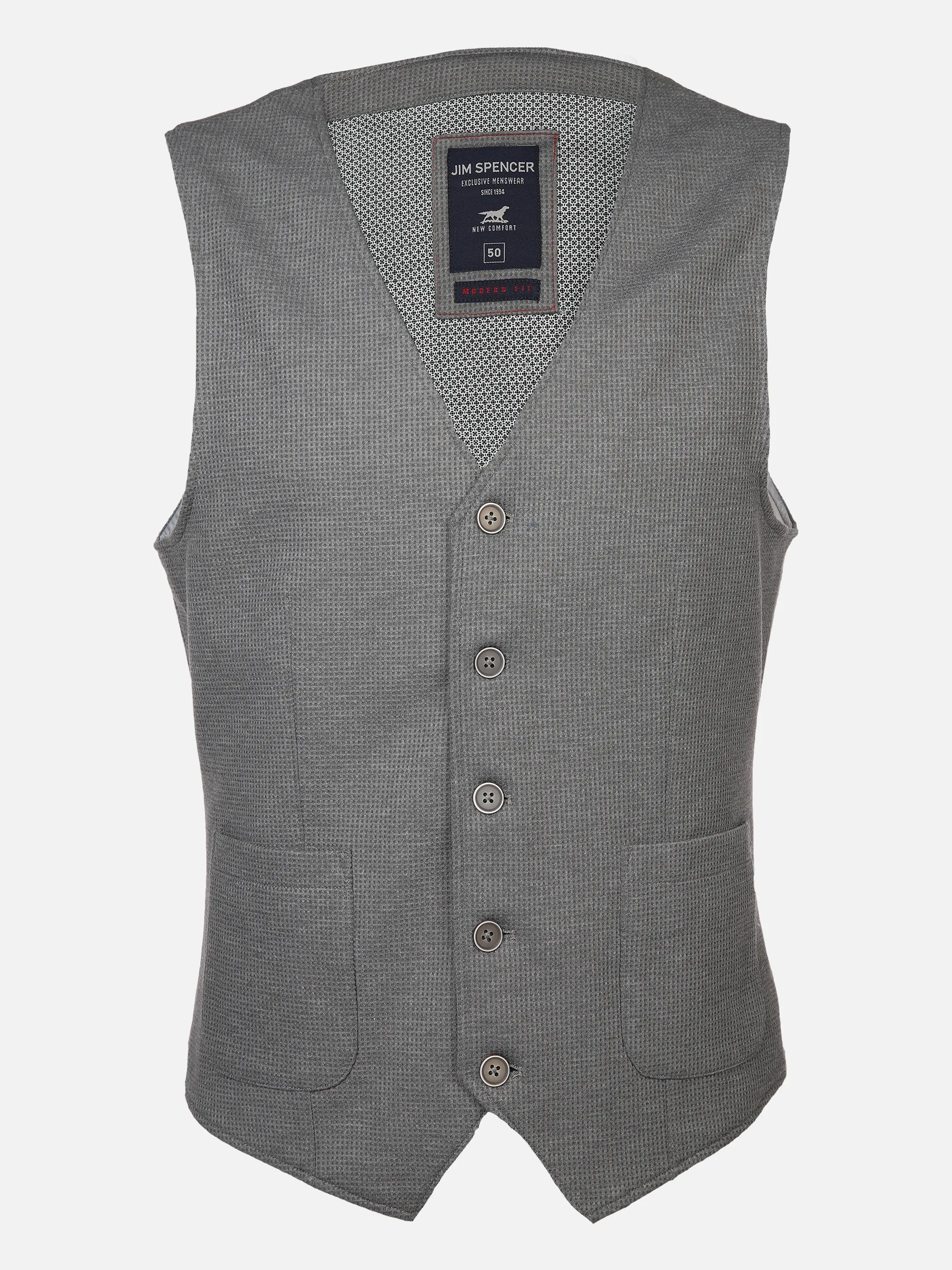 Herren Jerseyweste in Waffelstruktur