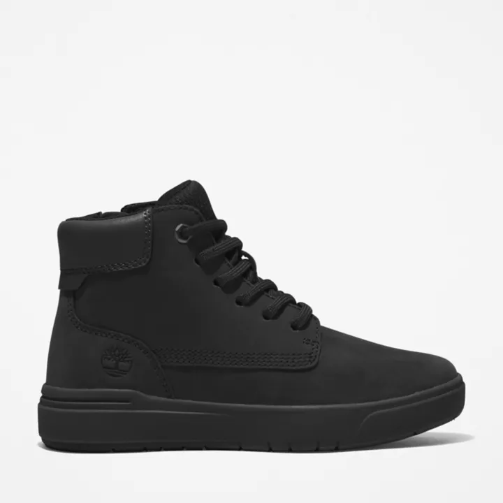 6-inch Boot zippée sur le côté Seneca Bay pour enfant en noir