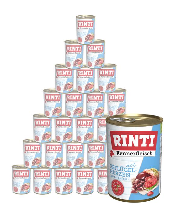 RINTI Kennerfleisch Nassfutter für Hunde, 24