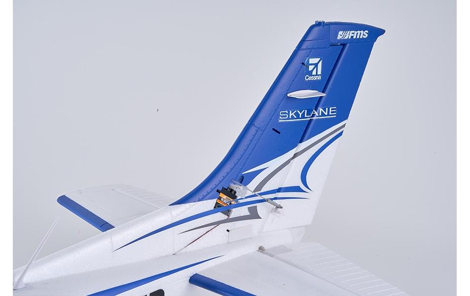 Motorflugzeug Cessna 182 1500 mm Blau, PNP<br>Wendiges Scale STOL Flugmodell