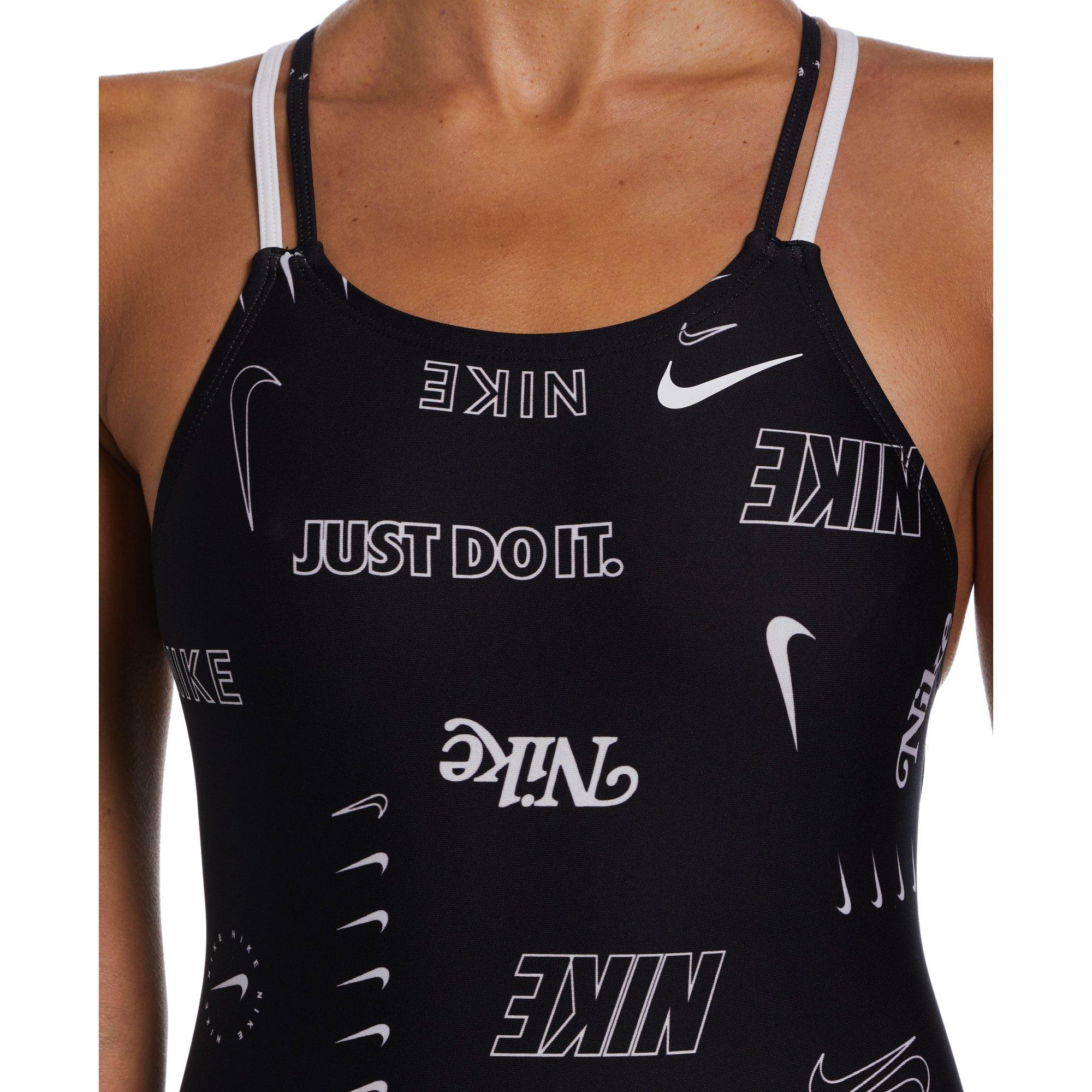 Nike HydraStrong Solid Spiderback 1 Piece Swimsuit
