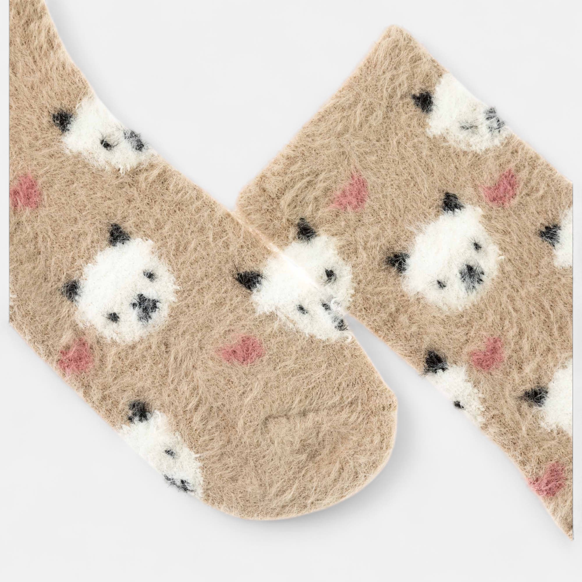 Chaussettes Femme beige