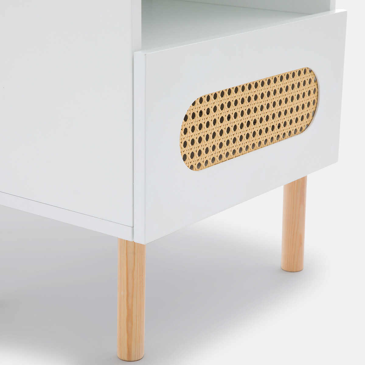 SO'HOME<br>Mesa de cabeceira com 1 gaveta em vime, Pacome