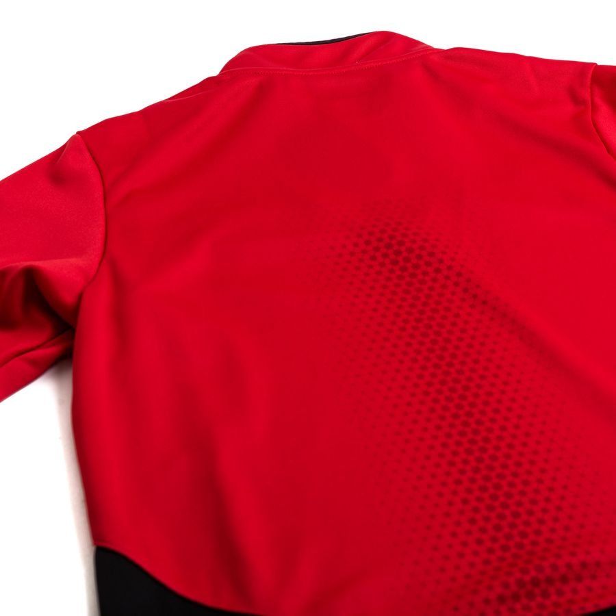 Diadora Maillot d'Entraînement Equipo 1/2 Zip - Rouge/Noir/Blanc