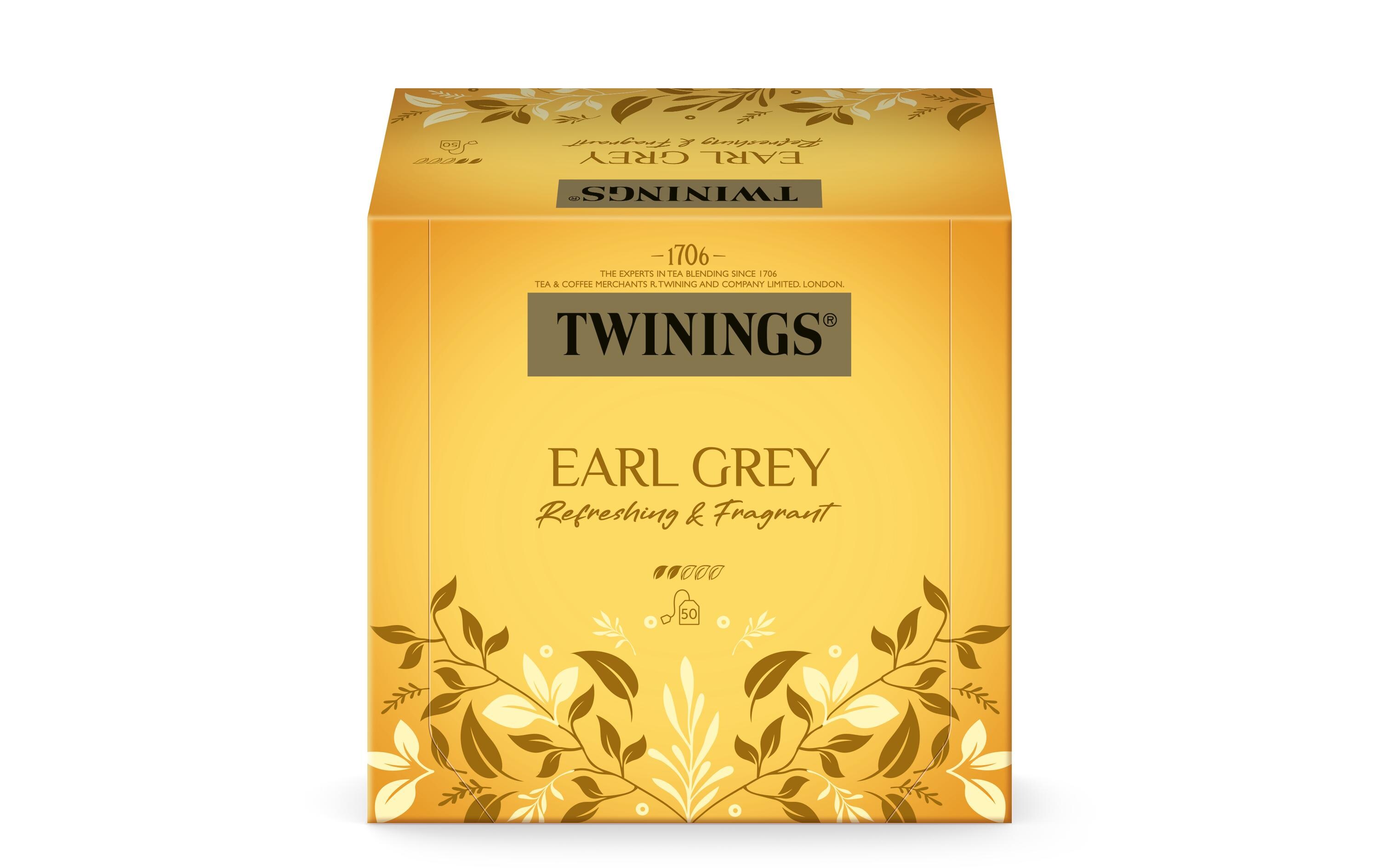 Teebeutel Earl Grey 50 x 2 gSchwarztee mit dem Aroma der Bergamotte