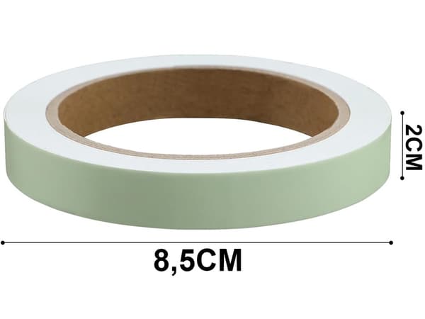 Selvlysende Teip / Glow in the Dark - 2 cm x 3 meter