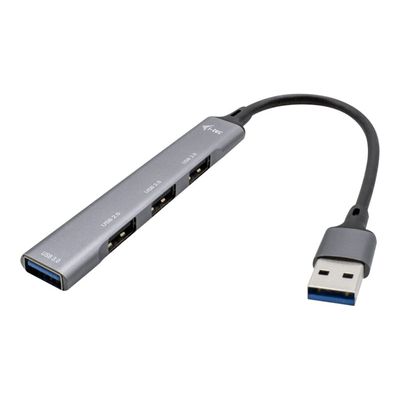 i-Tec - Hub - 1 x SuperSpeed USB 3.0 + 3 x USB 2.0 - de bureau