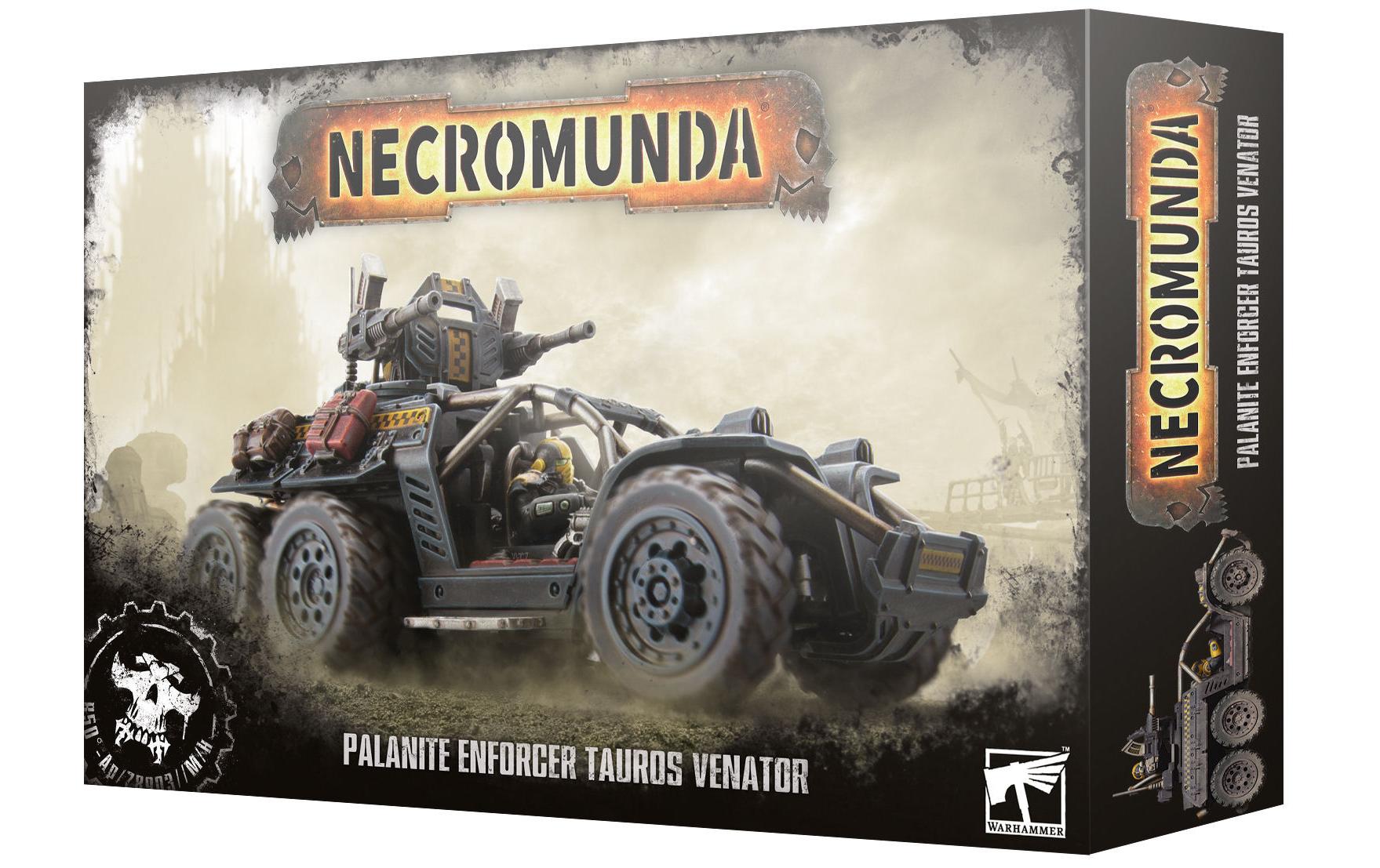 Fahrzeug Warhammer Necromunda Tauros VenatorWarhammer Necromunda Miniatur: Palanite Enforcer Tauros Venator