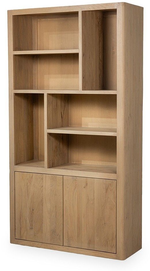 Boekenkast Naturel Tenna B120 x D45 x H220 cm