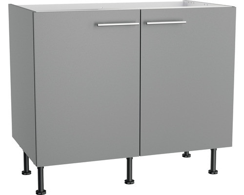 Optifit spoelbakkast Mats825 BxDxH 100x58,4x87 cm basaltgrijs mat gedemonteerd