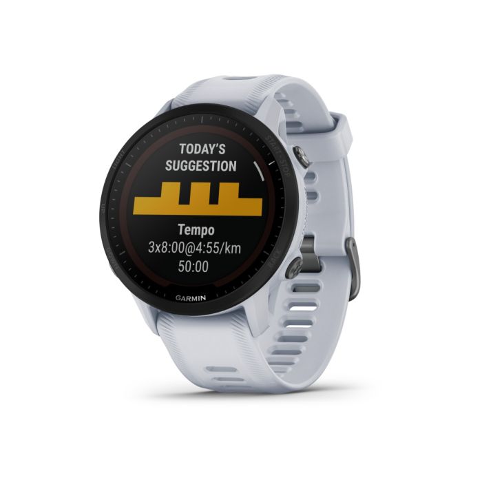Garmin Unisex Ure Forerunner® 955 Solar Hvid