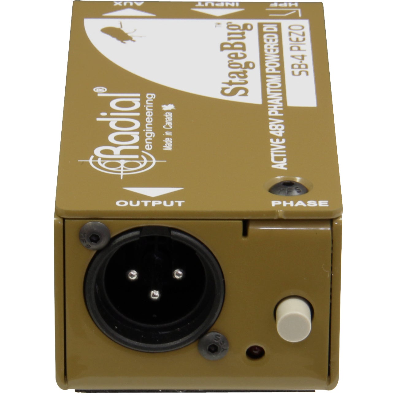 Radial STAGEBUG SB-4 actieve stereo piezo DI box - 48 V