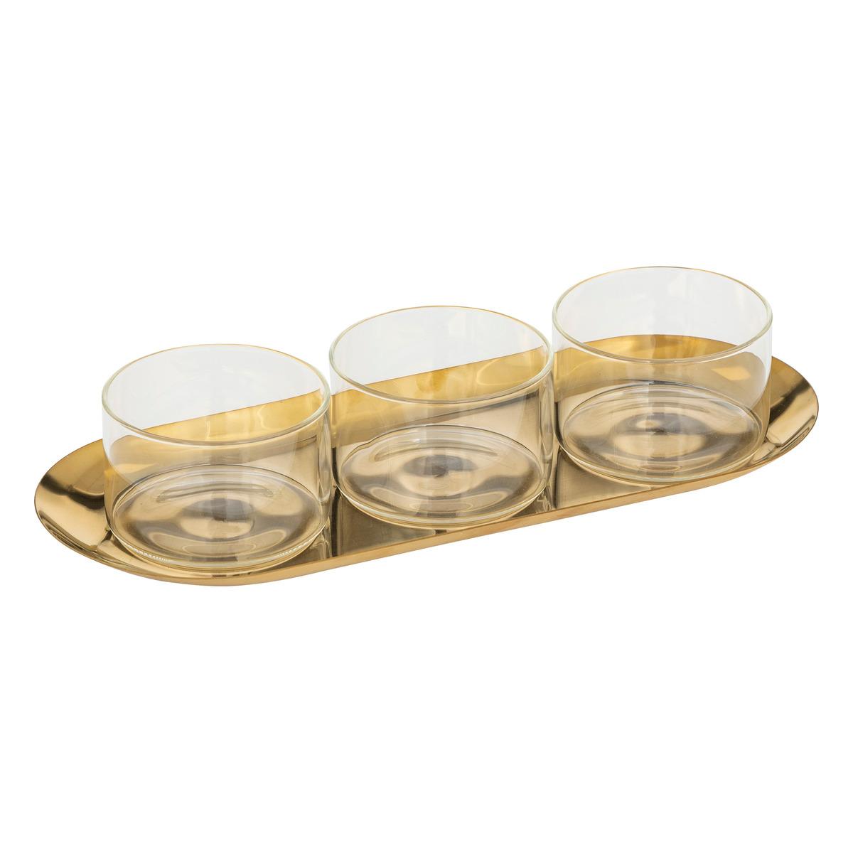 SERVICE APERITIF AUTOMNE X4 PIECES