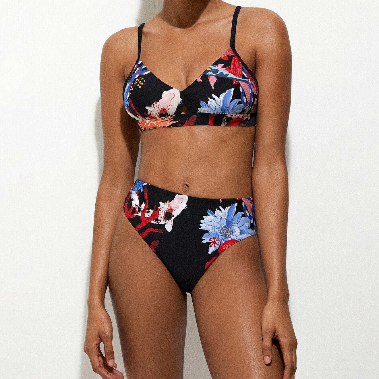 Desigual Haut de maillot de bain June noir