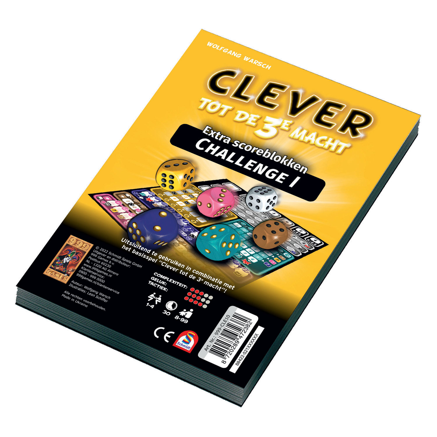 Scoreblokken Clever tot de 3e Macht Challenge