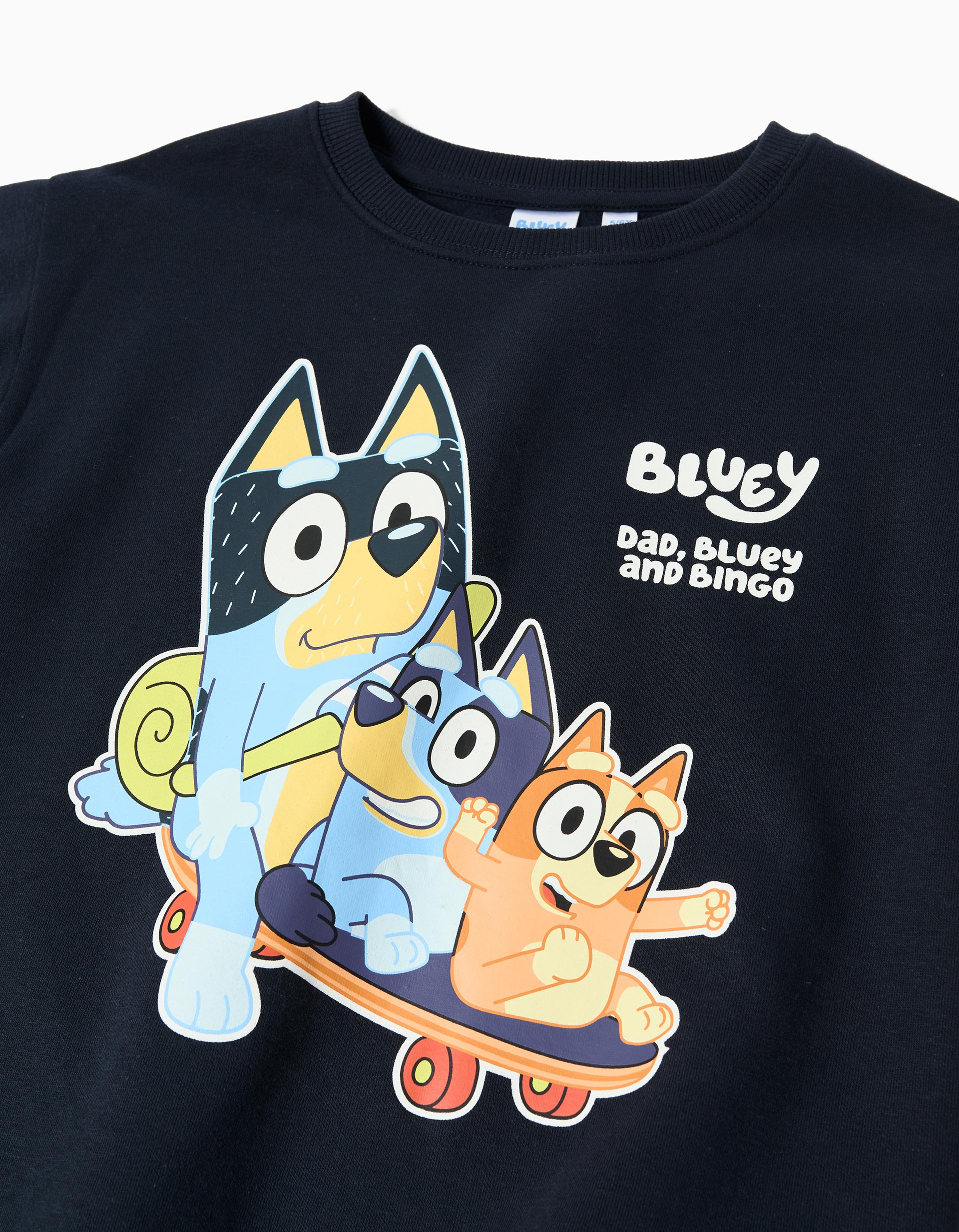 Sweatshirt de Felpa 'Bluey', Menino, Azul Escuro